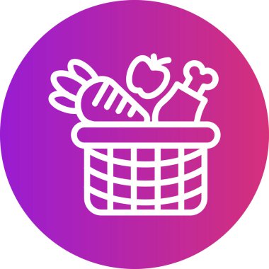 tavuk simgesi vektör illüstrasyonu