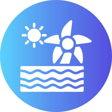 Modern simgenin vektör illüstrasyonu