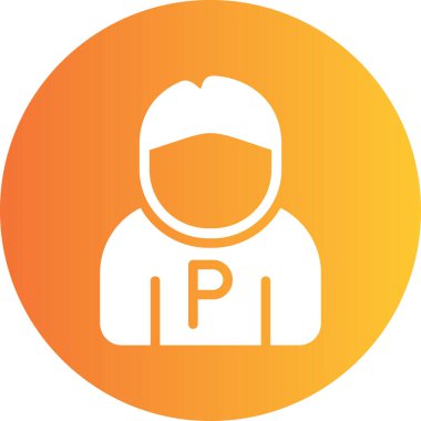 Kullanıcı simgesinin vektör çizimi