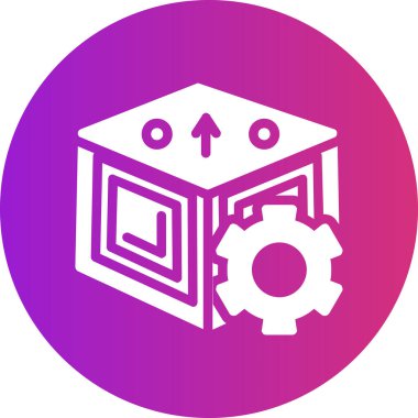 Seo simgesinin vektör illüstrasyonu