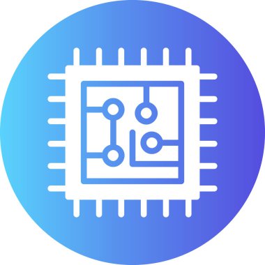 Devre simgesi vektörü. ince çizgi işareti