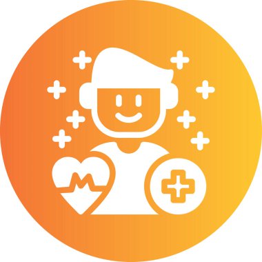 Hemşire simgesinin vektör illüstrasyonu