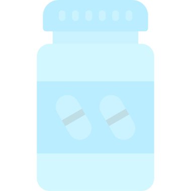 Haplar Şişe Vektör Simgesi