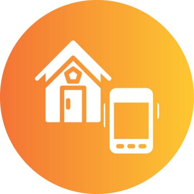 Akıllı ev. Basit simge