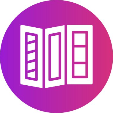 Kitap simgesinin vektör illüstrasyonu