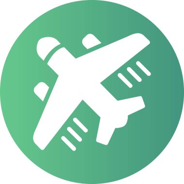 Uçak simge vektör çizim