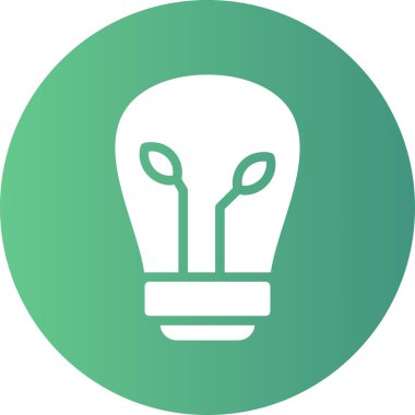 ampul simgesi vektör illüstrasyonu