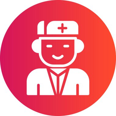 Doktor Web simgesi, vektör illüstrasyonu