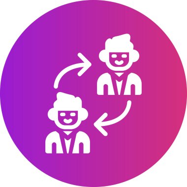 İnsan simgesinin vektör illüstrasyonu