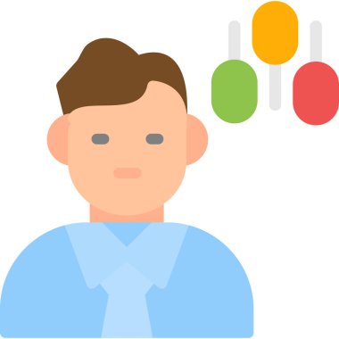 kullanıcı avatar simgesi, vektör illüstrasyonu