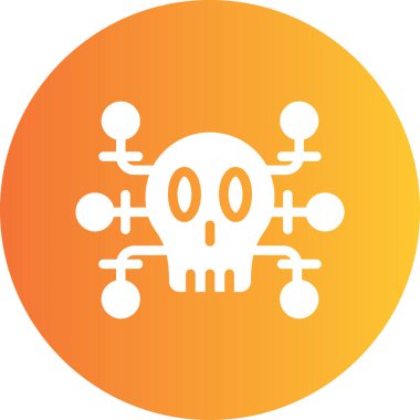 Kurukafa simgesi vektör illüstrasyonu