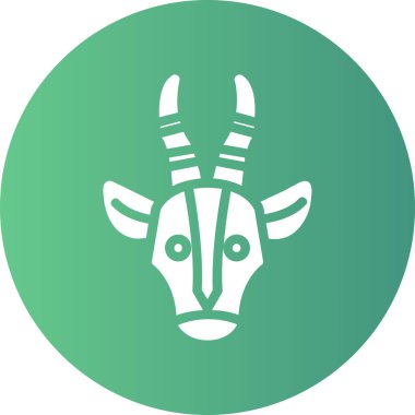 Benzersiz geyik vektör simgesi