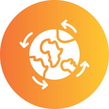 Toprak. Web simgesi basit illüstrasyon