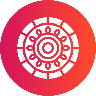 Güneşin vektör çizimi