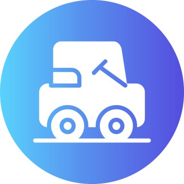 Kamyon. Web simgesi basit illüstrasyon