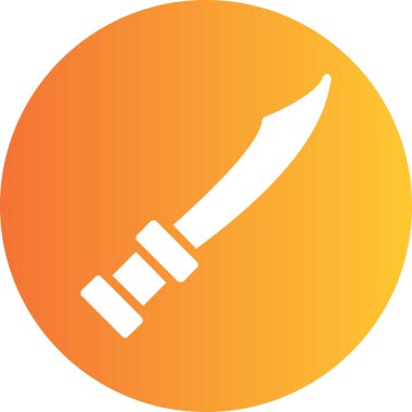 bıçak simgesi vektör illüstrasyonu