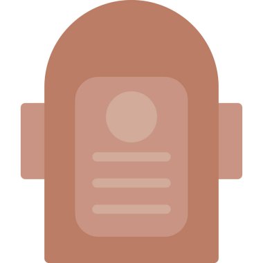 Kulaklık. Web simgesi basit illüstrasyon