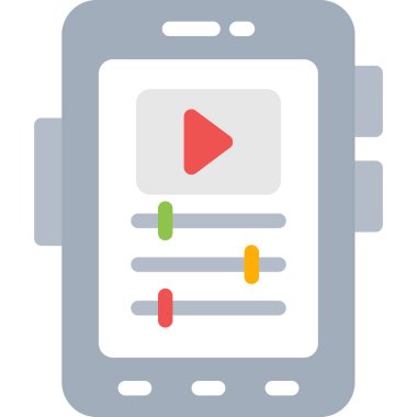 akıllı saat vektör simgesi