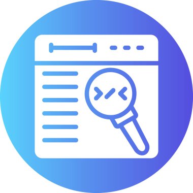 Arama modern simge, vektör illüstrasyonunu bul