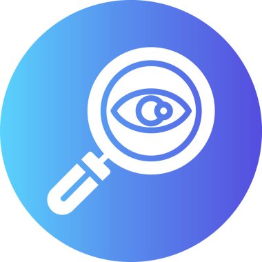 Göz. Web simgesi basit illüstrasyon