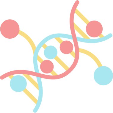 Ana hat biçiminde DNA molekül simgesi