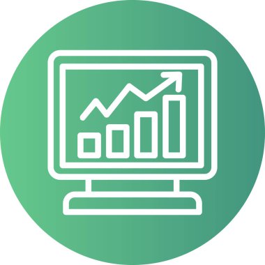 seo modern simgesinin vektör illüstrasyonu