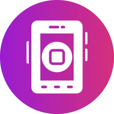 vektör akıllı telefon simgesi, basit illüstrasyon