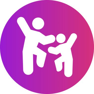 Tropik Dans Kabartma Gradyanı, Basit Vektör Tasarımı