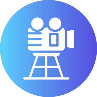 Kamera. Web simgesi basit illüstrasyon