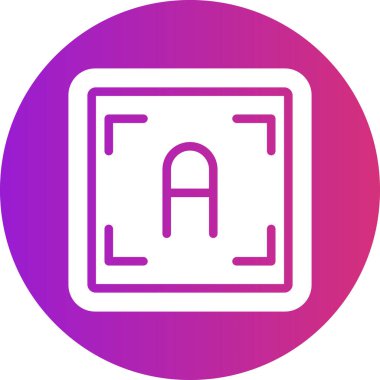 Modern bir simgenin vektör illüstrasyonu