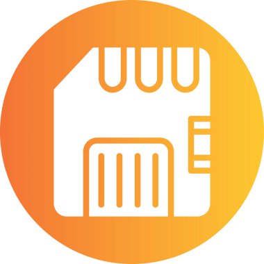 Modern simgenin vektör illüstrasyonu