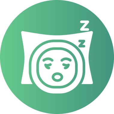 uyku maskesi web simgesi basit tasarım, vektör illüstrasyonu