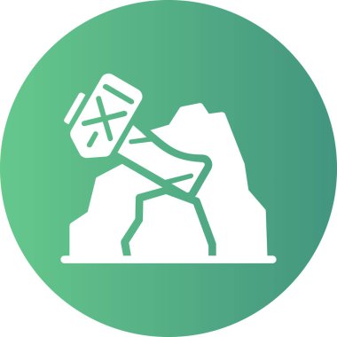 illustration of a rock icon