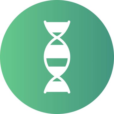 Bir DNA simgesinin vektör illüstrasyonu