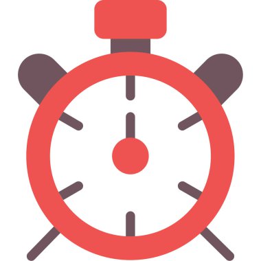 Saat saat saat simgesi düz stil