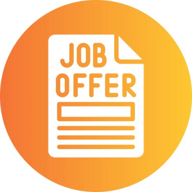 iş teklifinin vektör illüstrasyon tasarımı simgesi