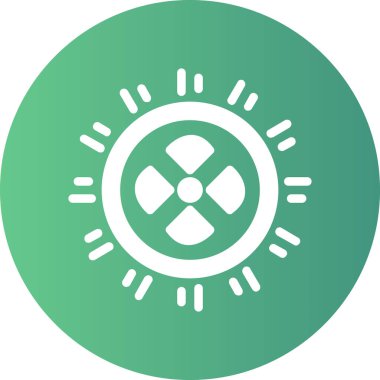 Pusula. Web simgesi basit illüstrasyon