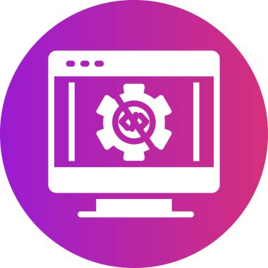 Bilgisayarın vektör resimlemesi