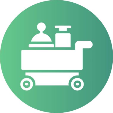 Ambulans simgesinin vektör çizimi