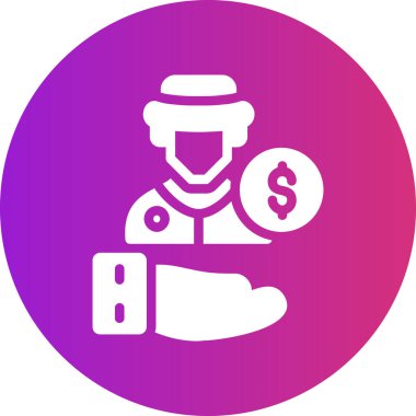 çanta simgesi vektör illüstrasyonu