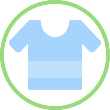 Giysi. Web simgesi basit illüstrasyon