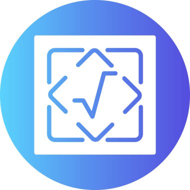 Yön. Web simgesi basit illüstrasyon