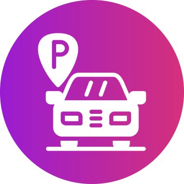 araba simgesi vektör illüstrasyonu