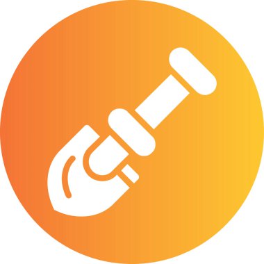 Çekiç. Web simgesi vektör illüstrasyonu