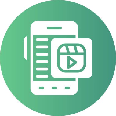 mobil pazarlama vektör simgesi