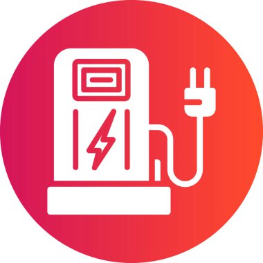 Elektrik güç simgesinin vektör illüstrasyonu