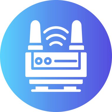 wifi modern simgesi, vektör illüstrasyonu