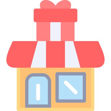 yapı pazarı simgesini düz biçimde inşa et