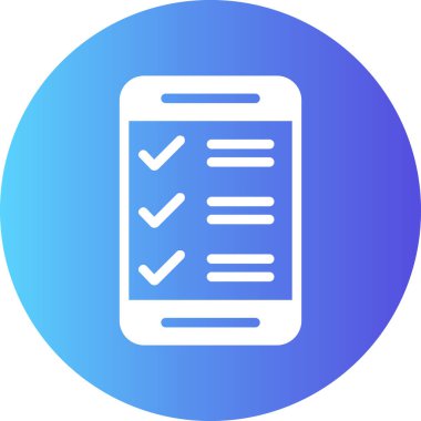 checklist icon, vector illustration simple design