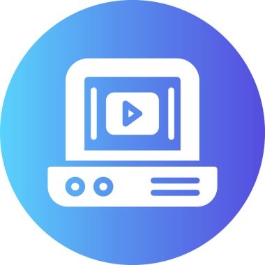 Modern basit resimleme vektör simgesini çal